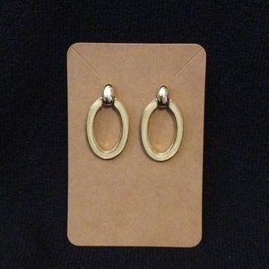Vintage Mint Green/Gold Earrings